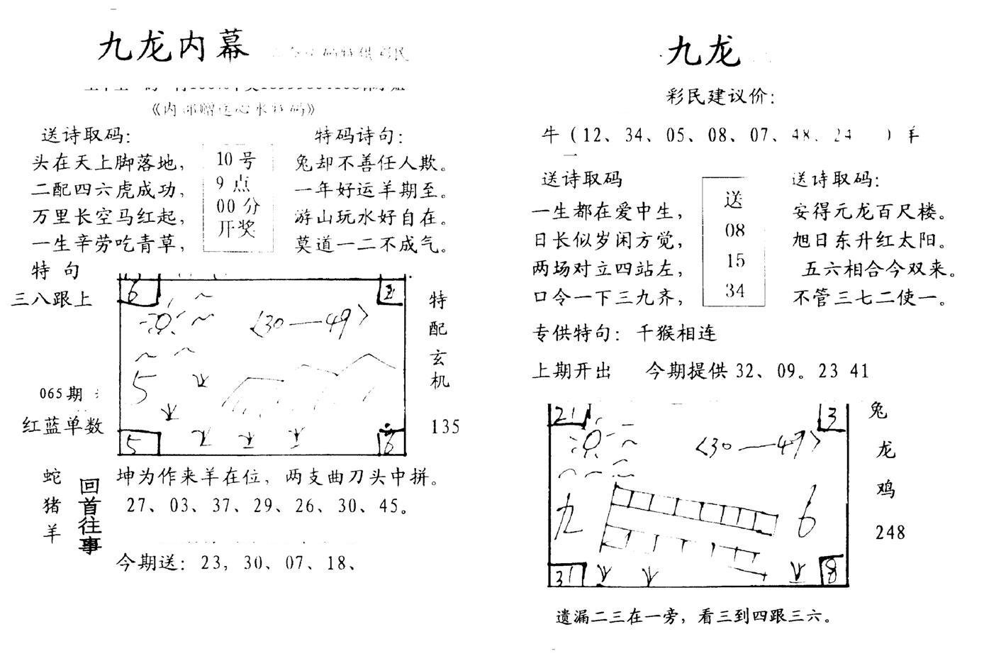 九龙内幕-开奖报(早图)-65