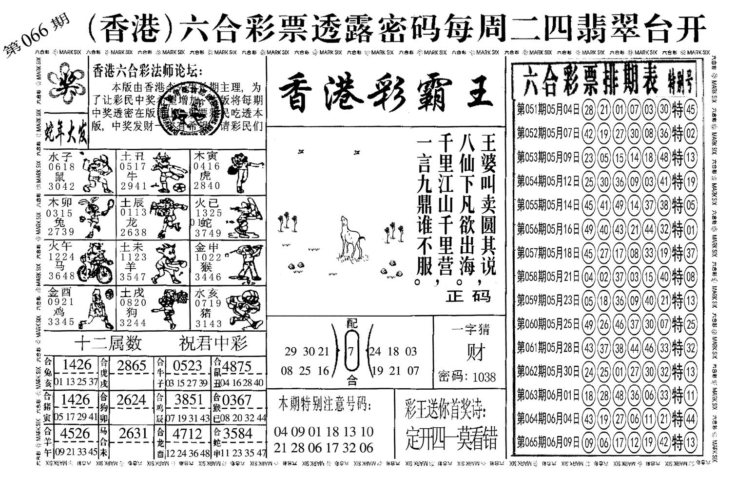 另香港彩霸王-66