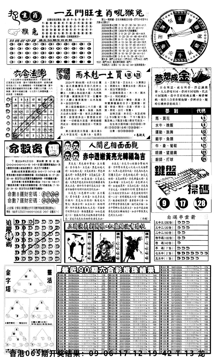 新报跑狗4-66