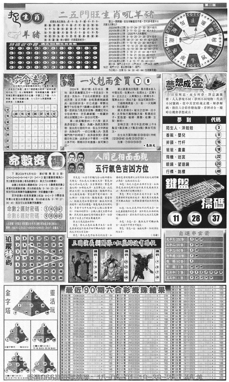 新报跑狗B(背面)-67