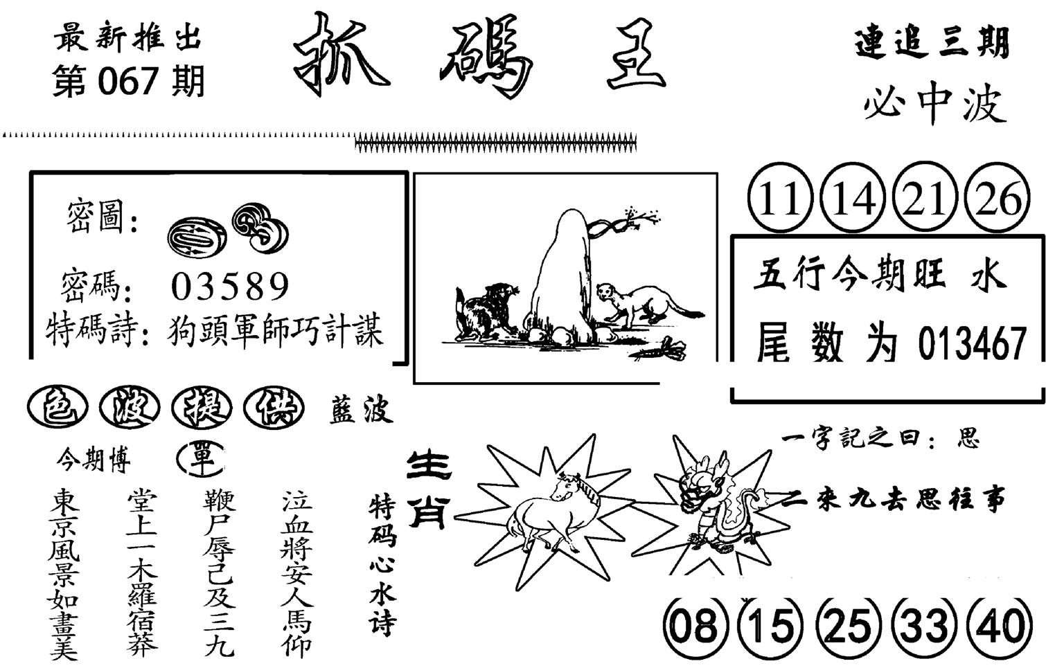 抓码王-67