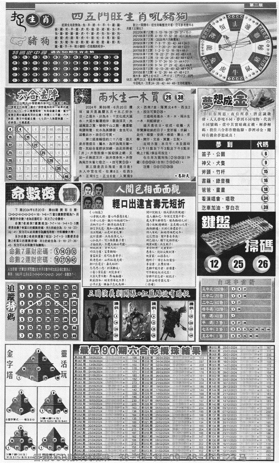 新报跑狗B(背面)-69