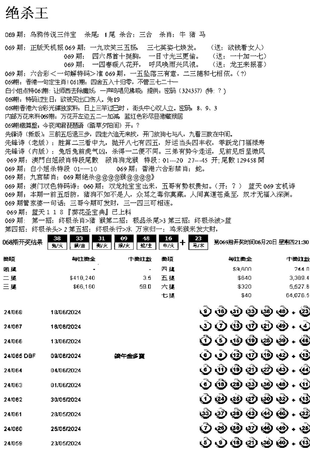 蓝天报B-69