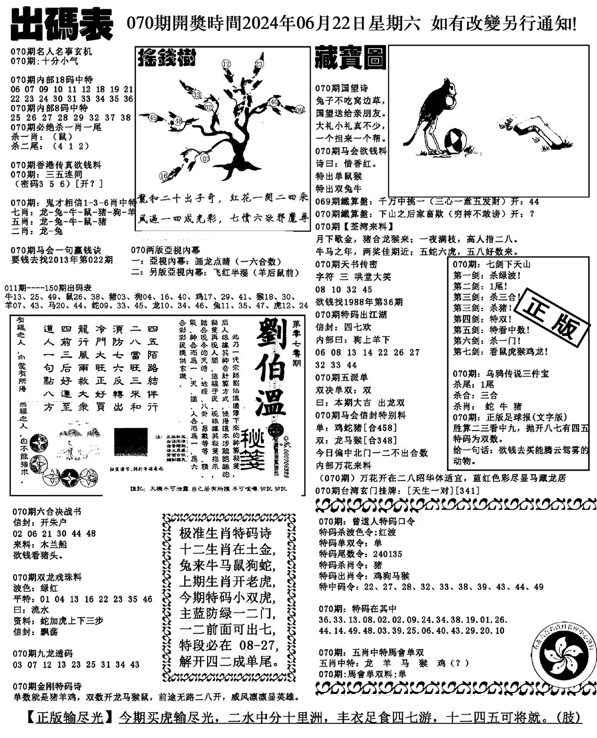 出码表(新料)-70