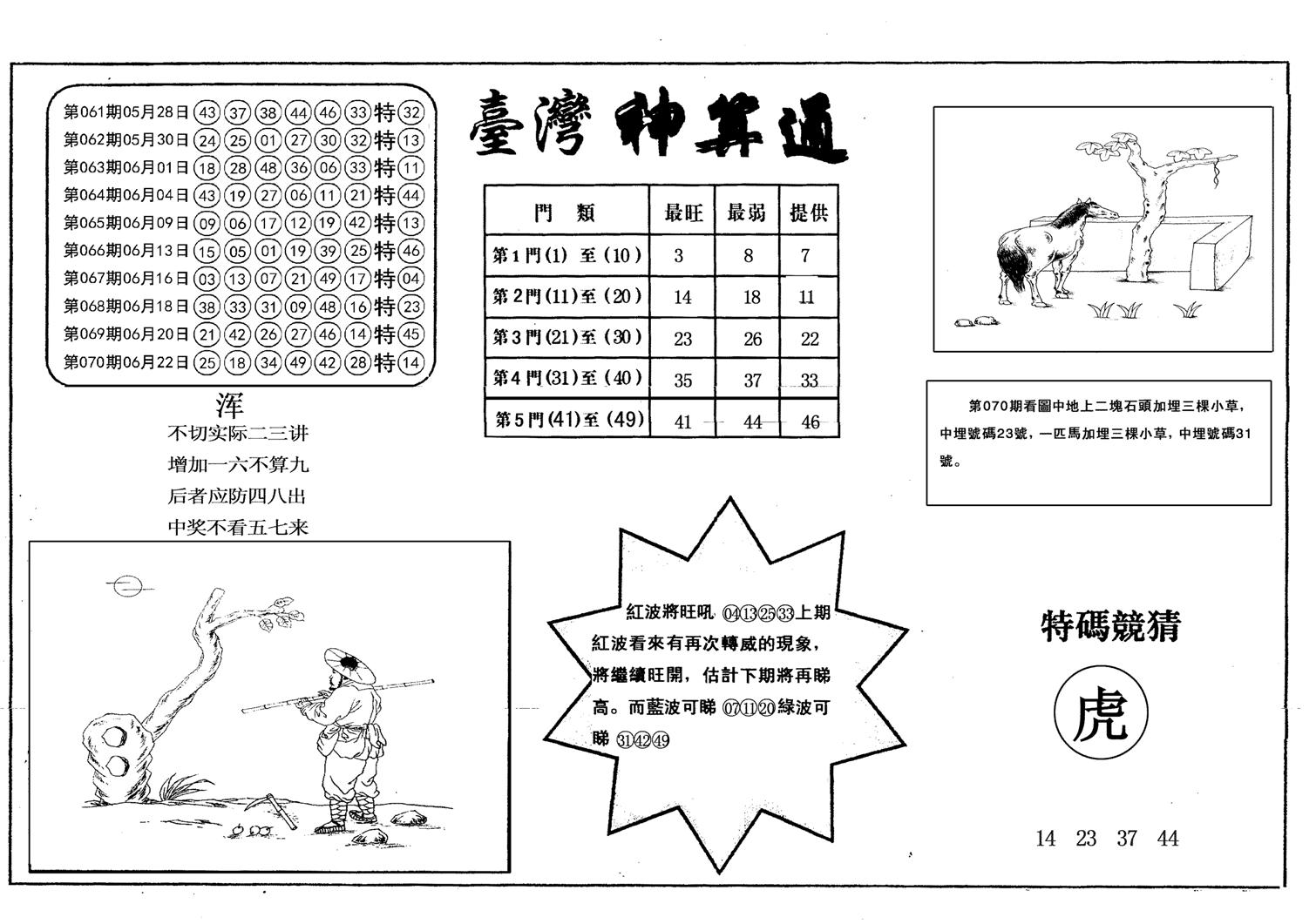 另台湾神算通-71