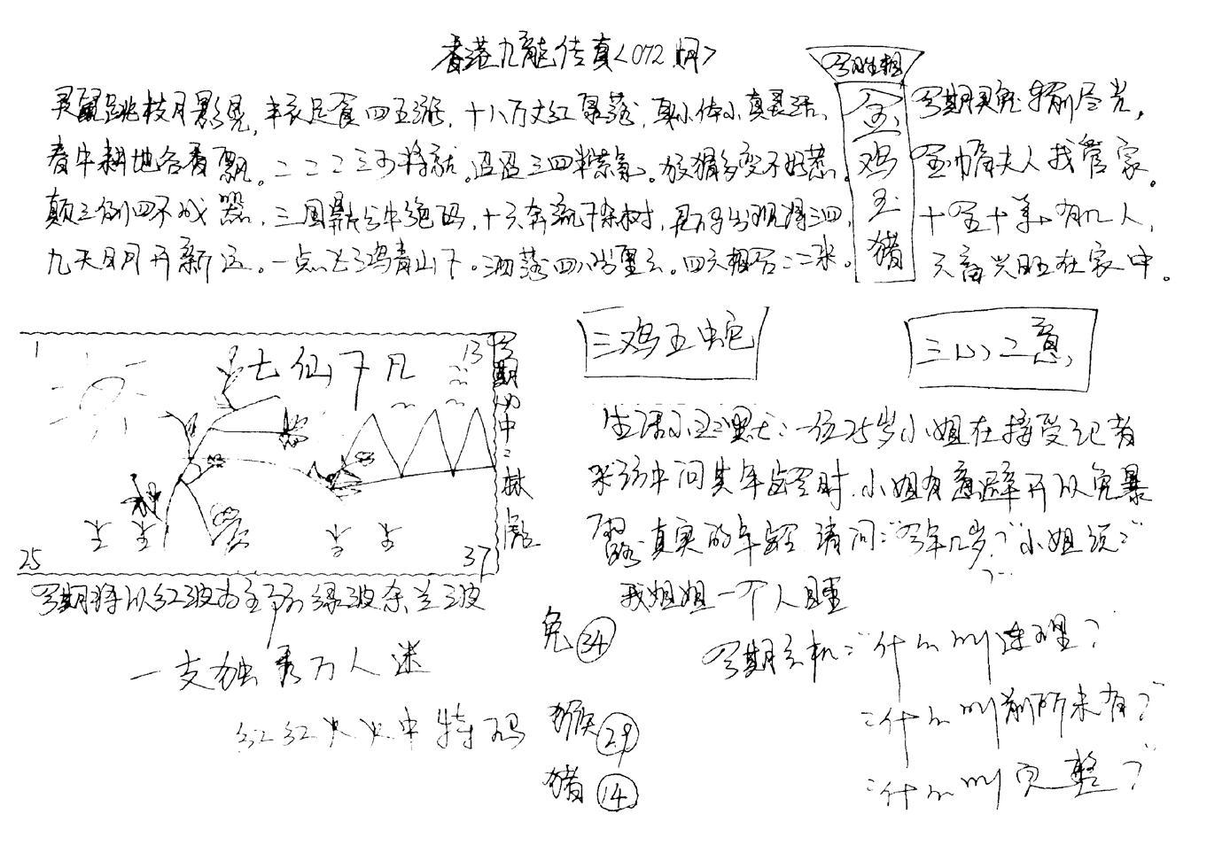 正版手写九龙-72