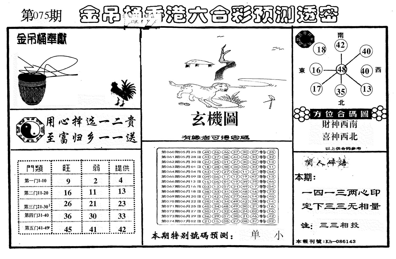 另金吊桶-75