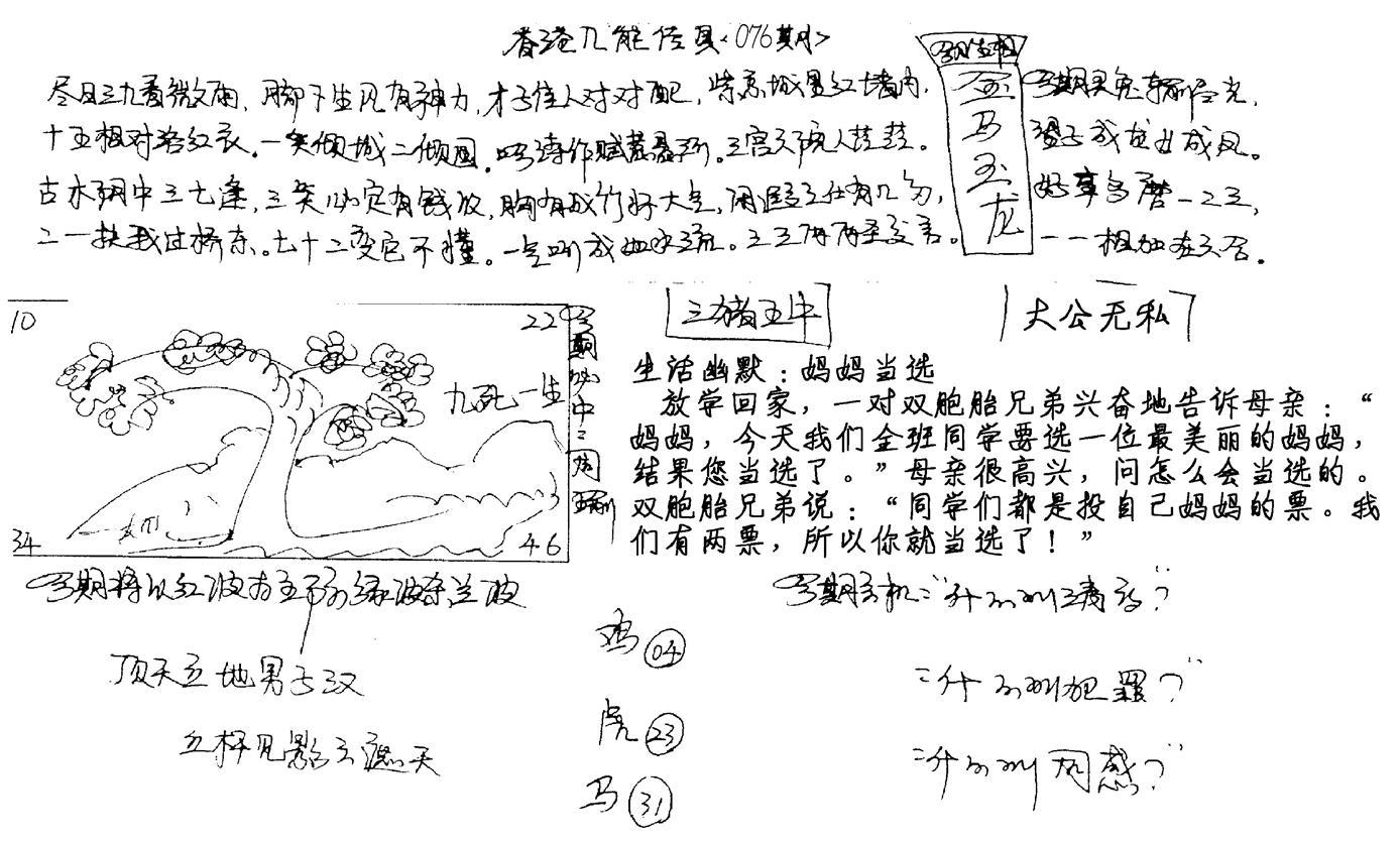 正版手写九龙-76