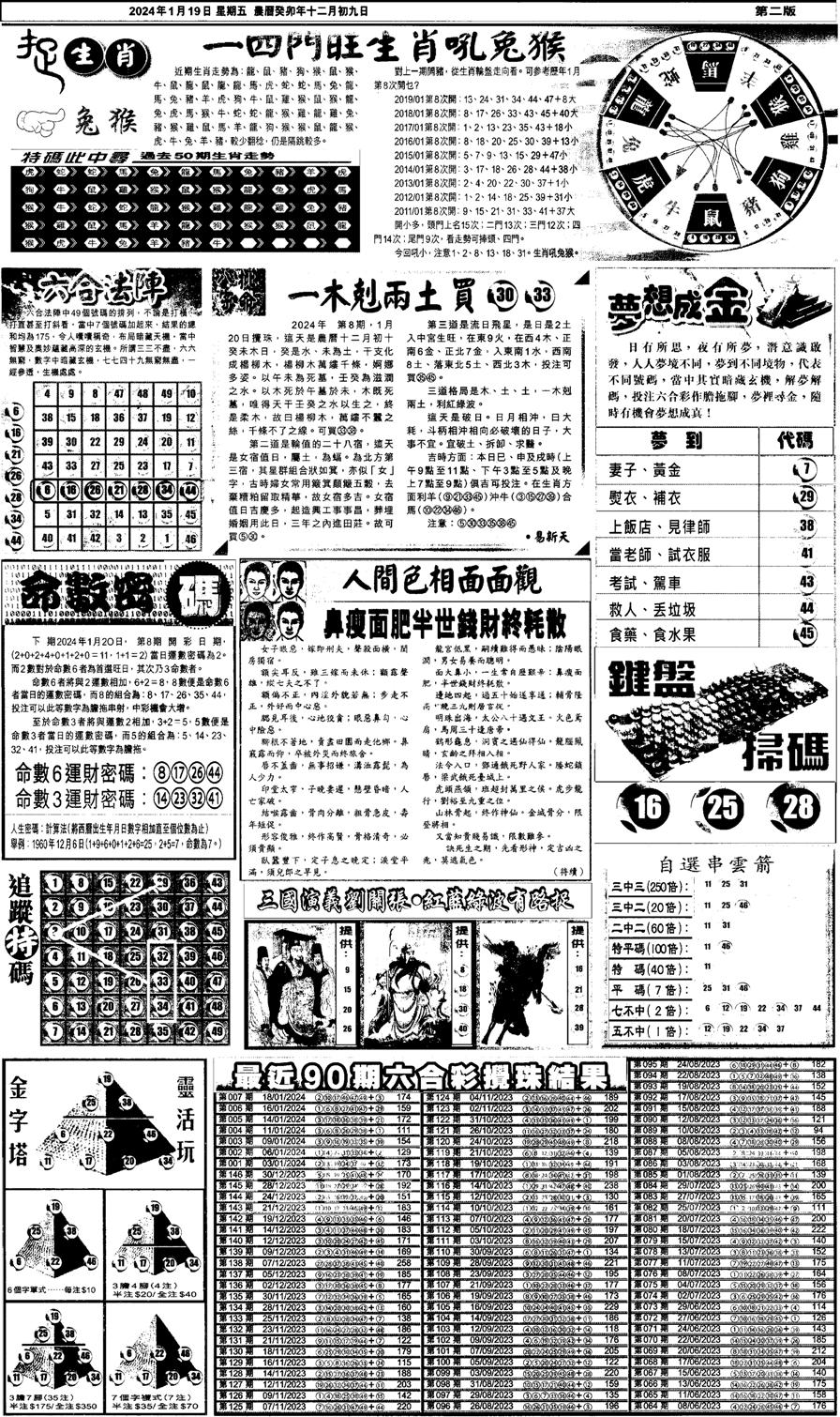 新报跑狗2-8