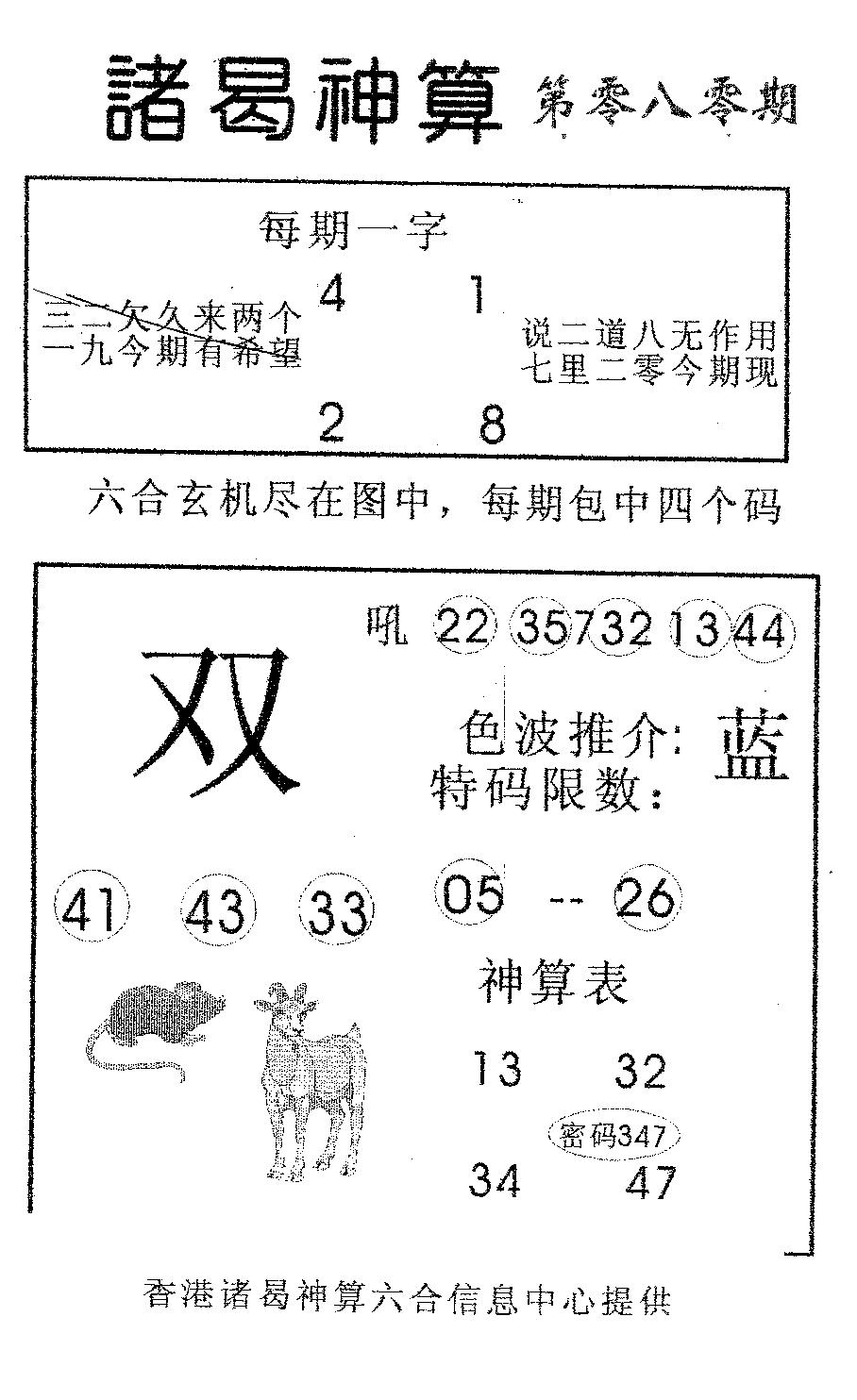 诸曷神算-80