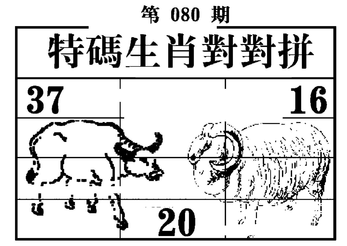 特码生肖对对拼-80