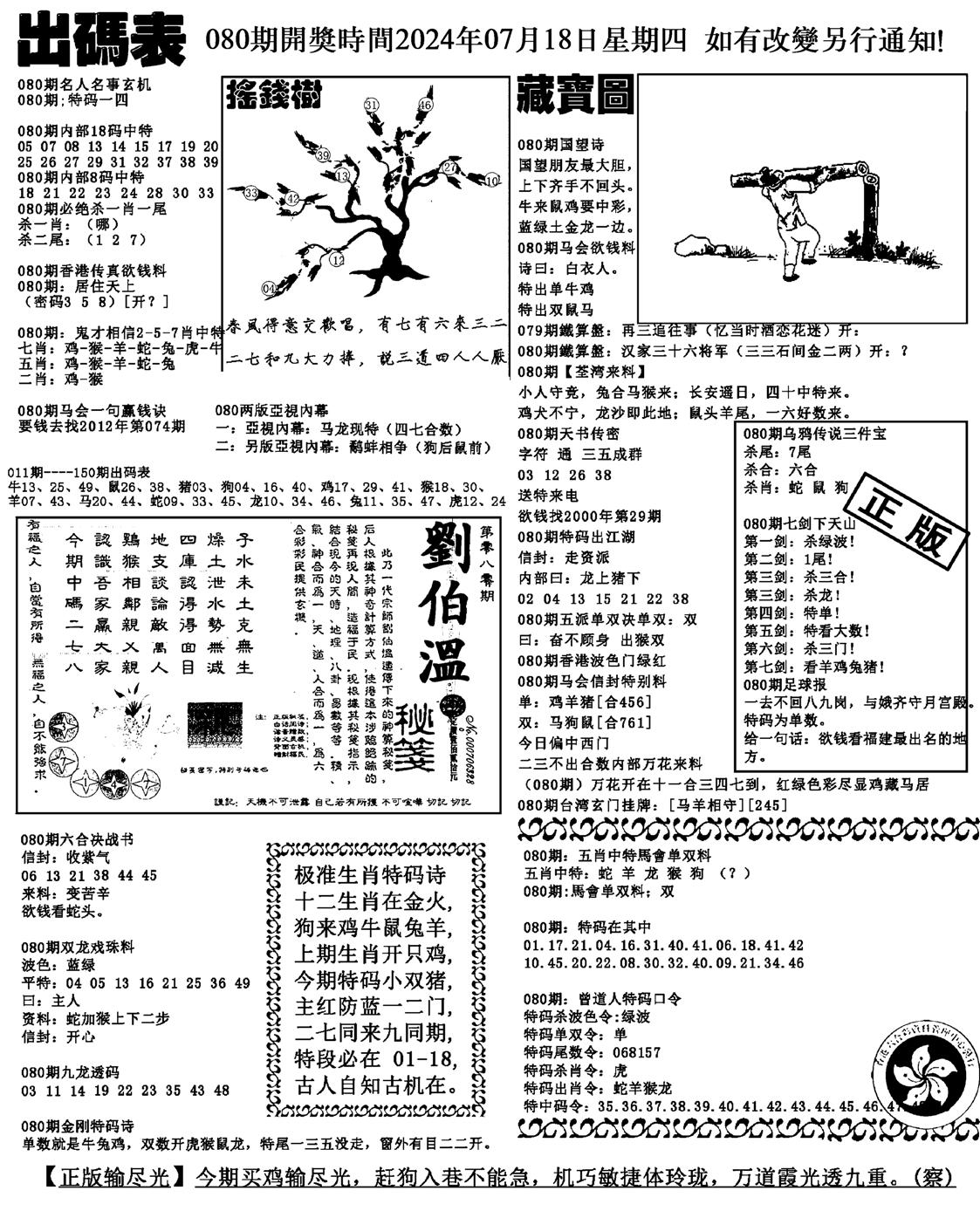 出码表(新料)-80