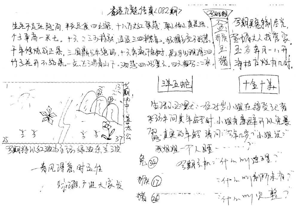 手写九龙内幕A-82