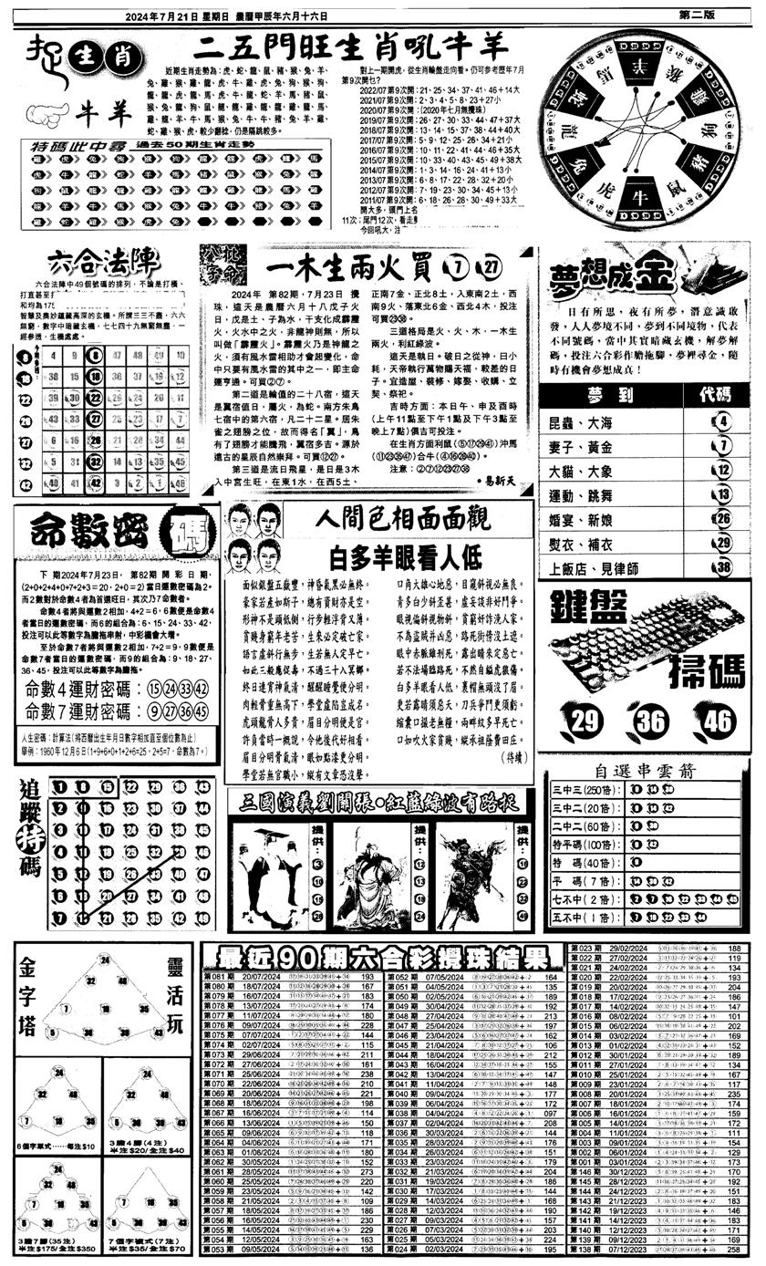 新报跑狗4-82