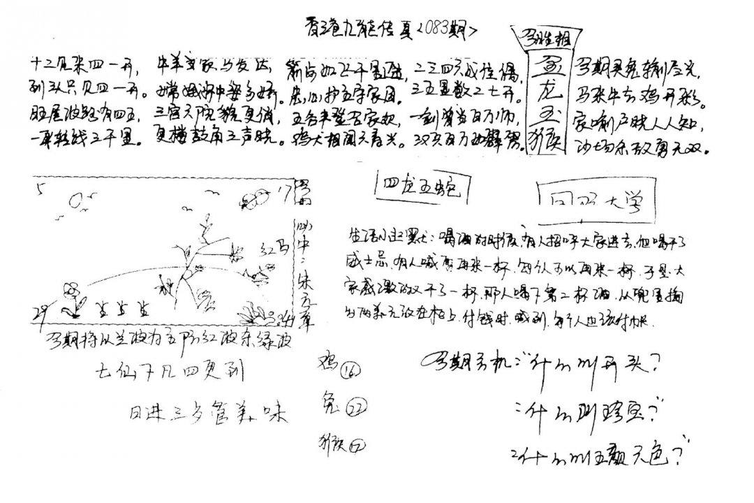 手写九龙内幕A-83