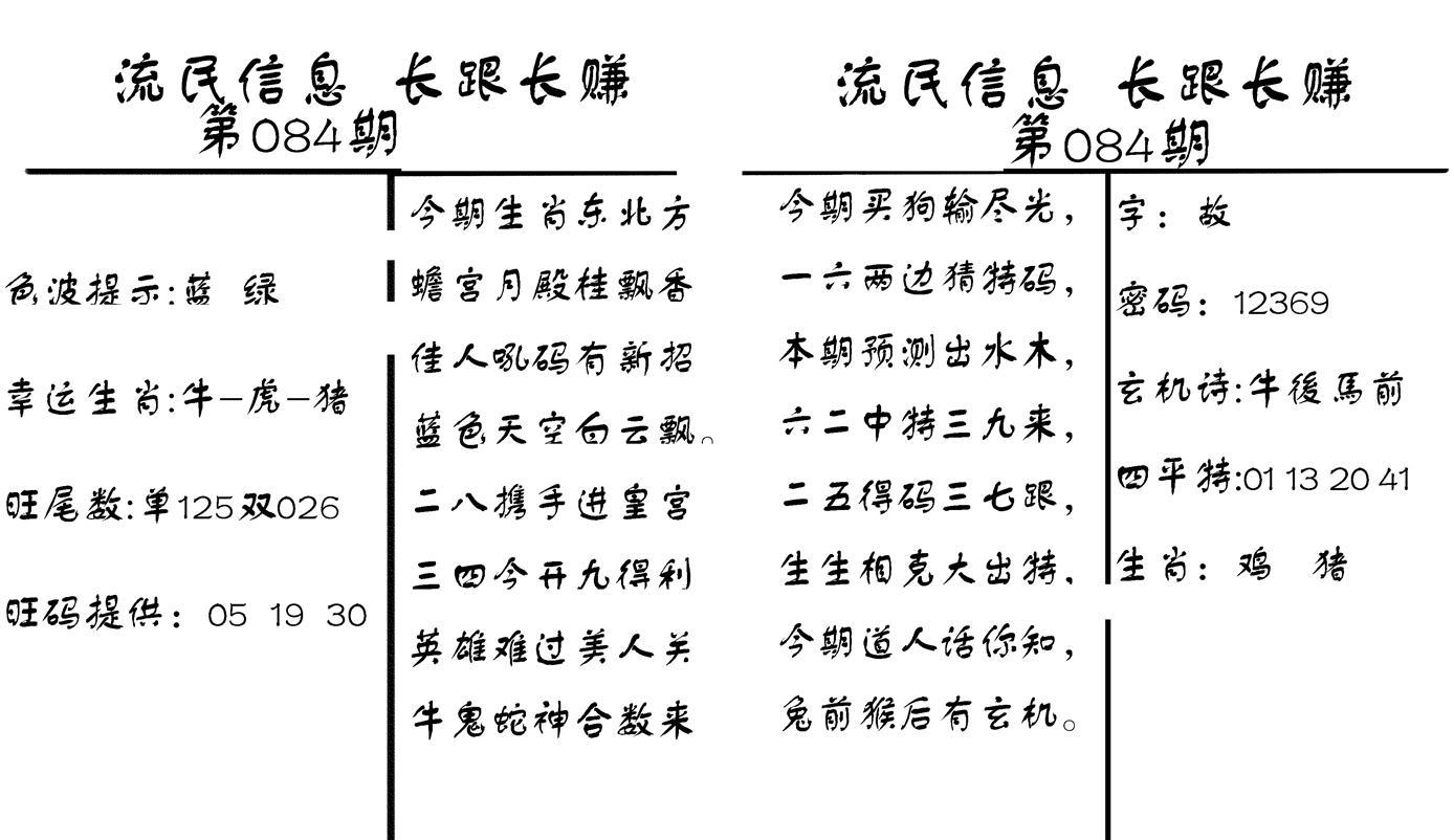 流民信息-84