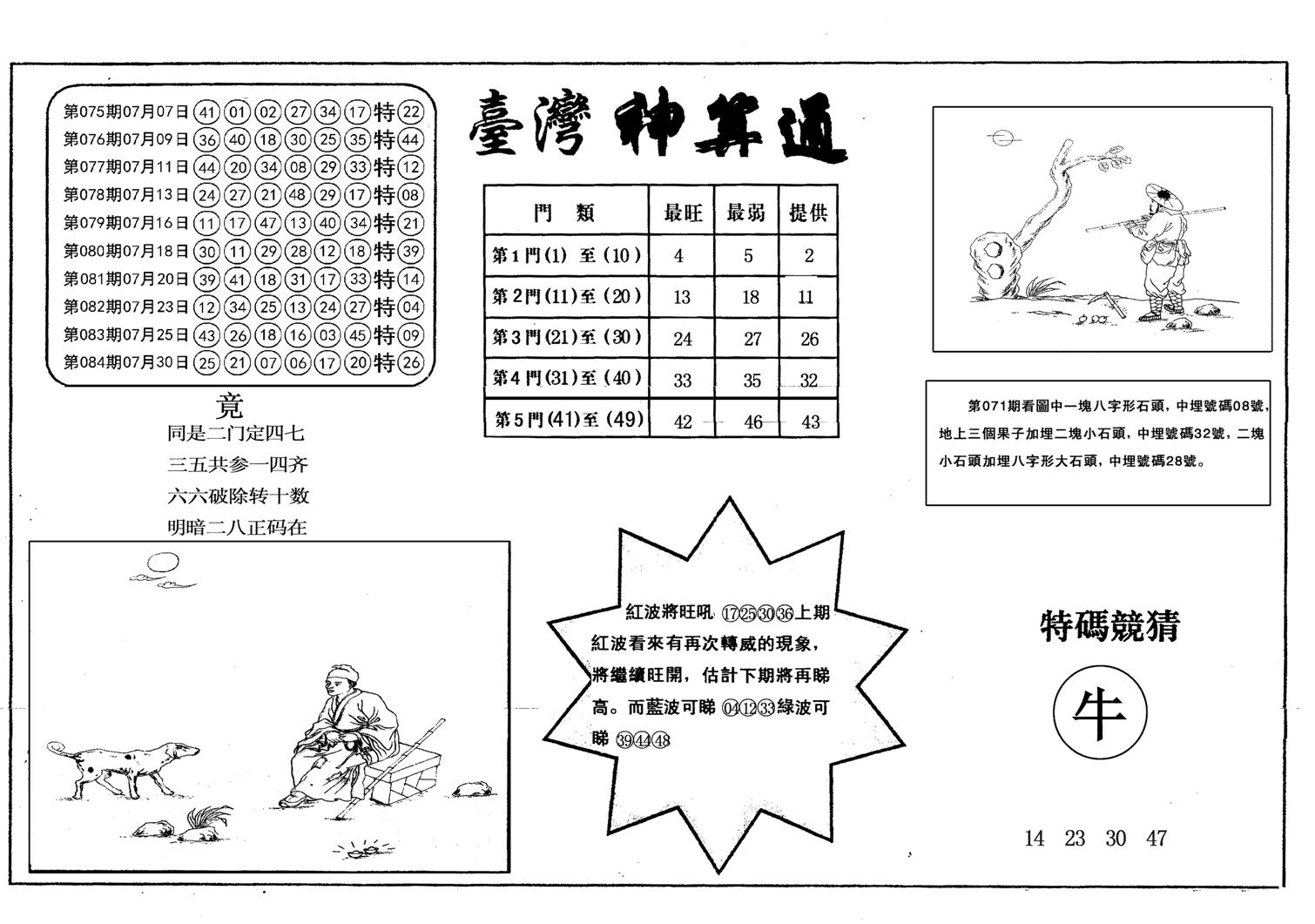 另台湾神算通-85