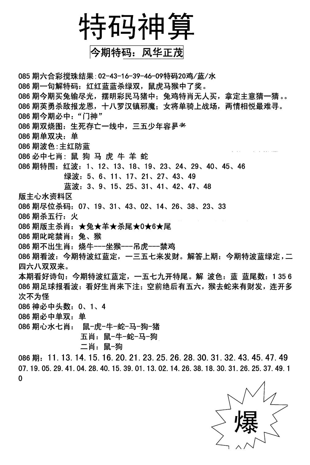 特码神算(新图)-86