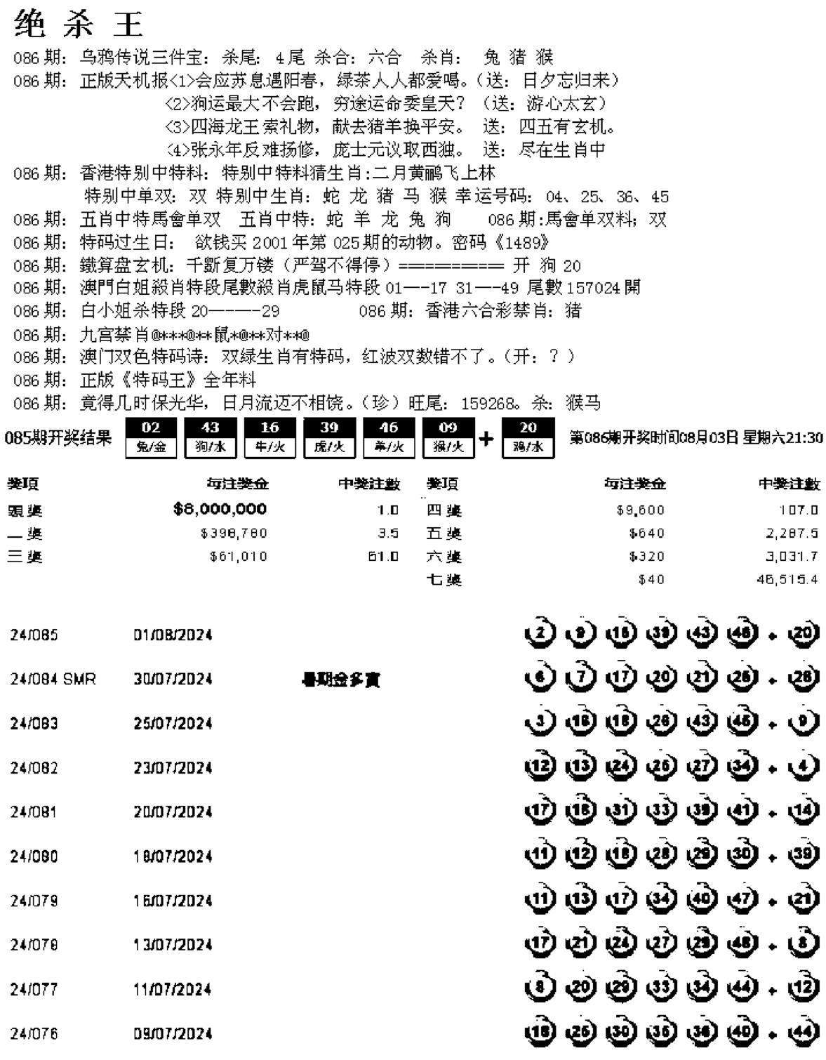 蓝天报B-86