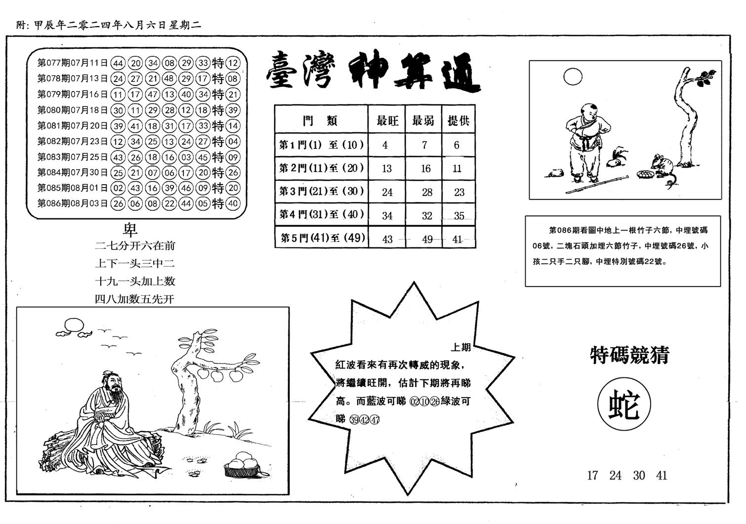 新潮汕台湾神算-87