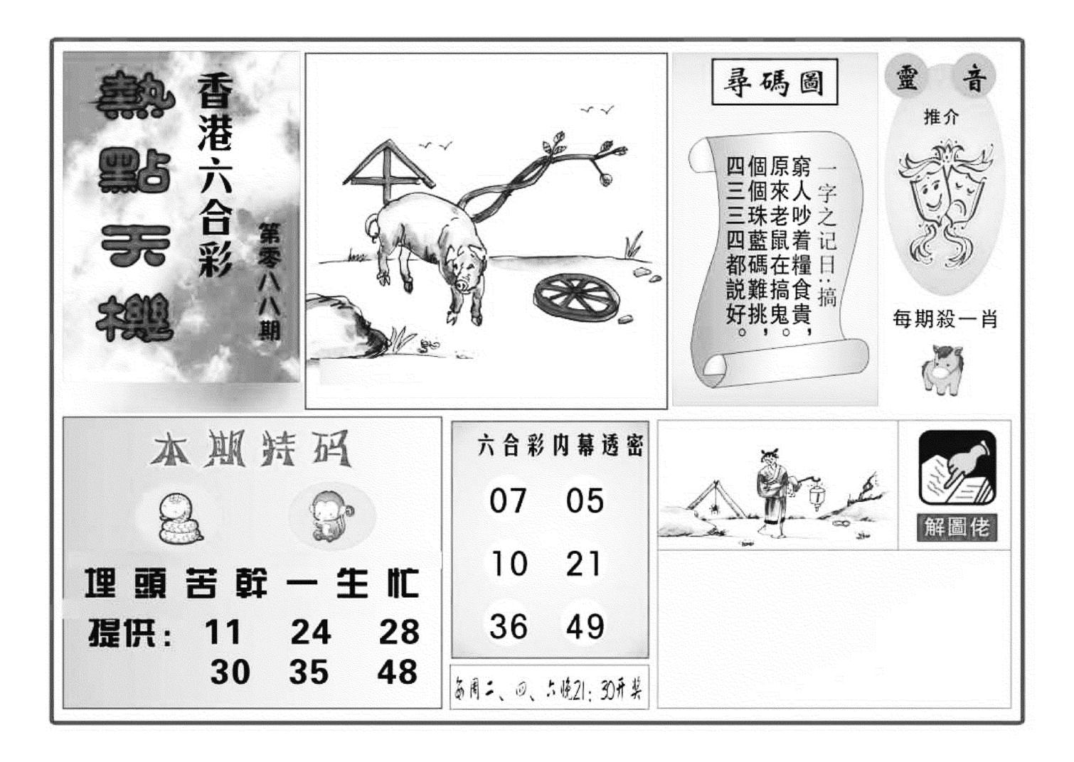 热点天机(特准)-88