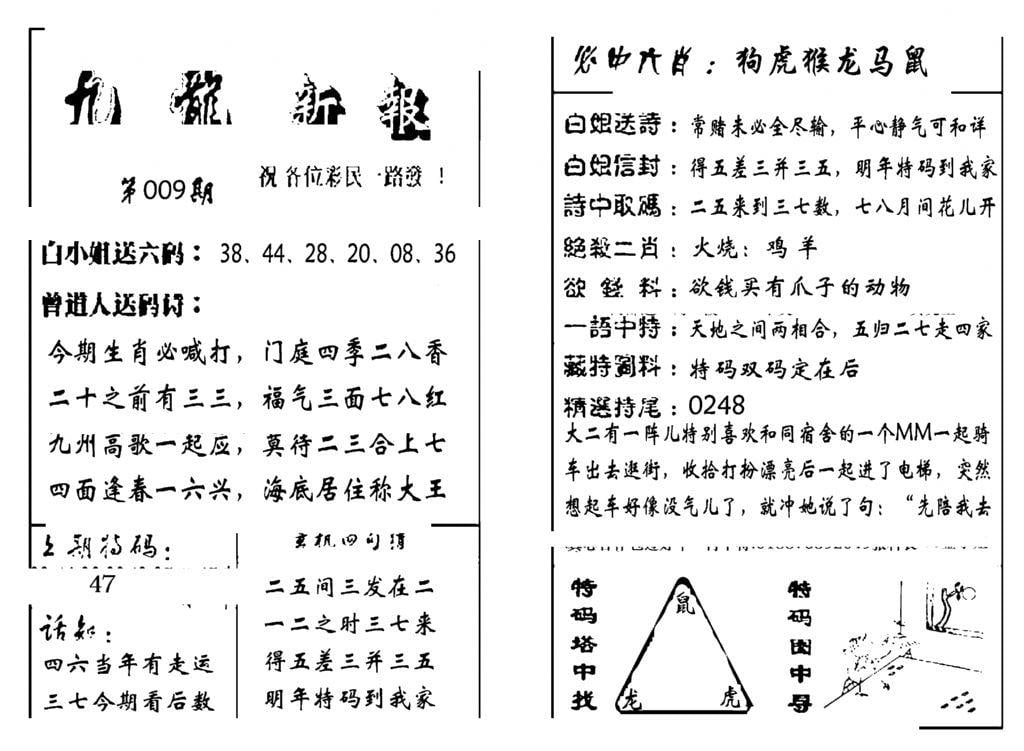 九龙新报(生肖版)-9