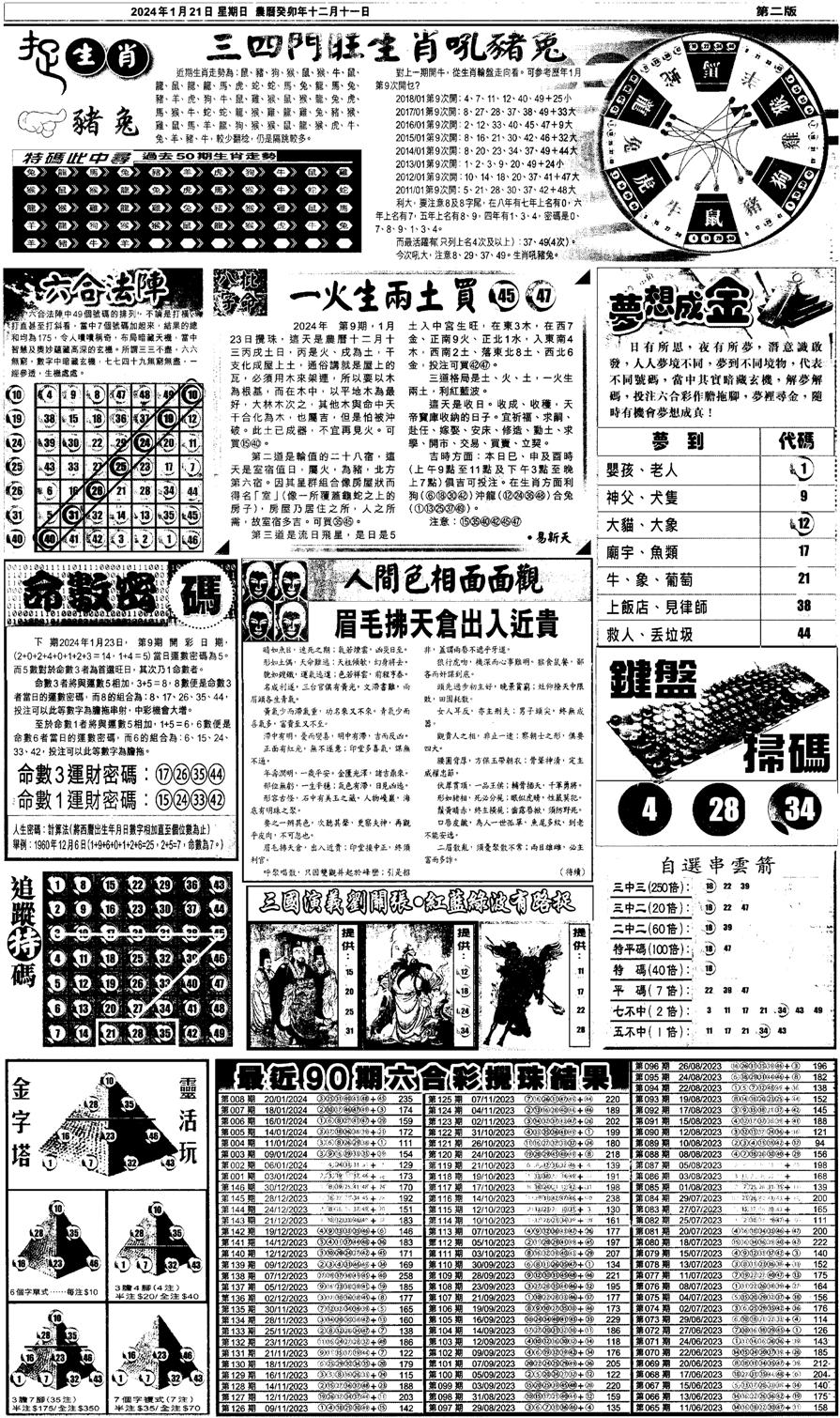 新报跑狗2-9