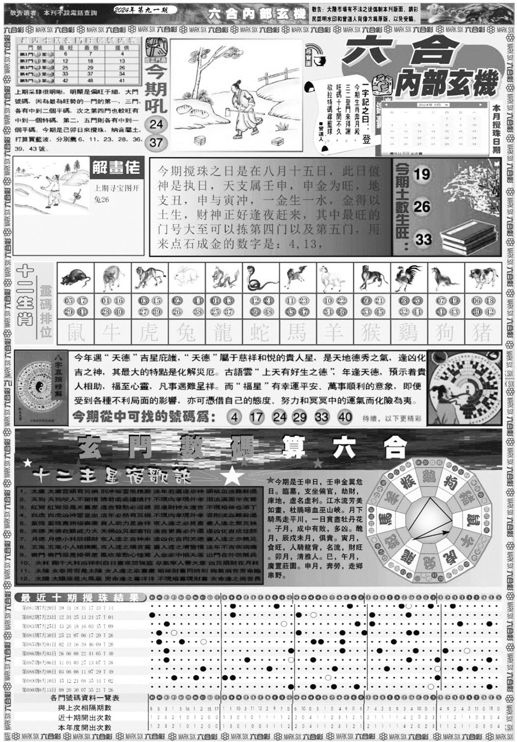 六合内部玄机A-91