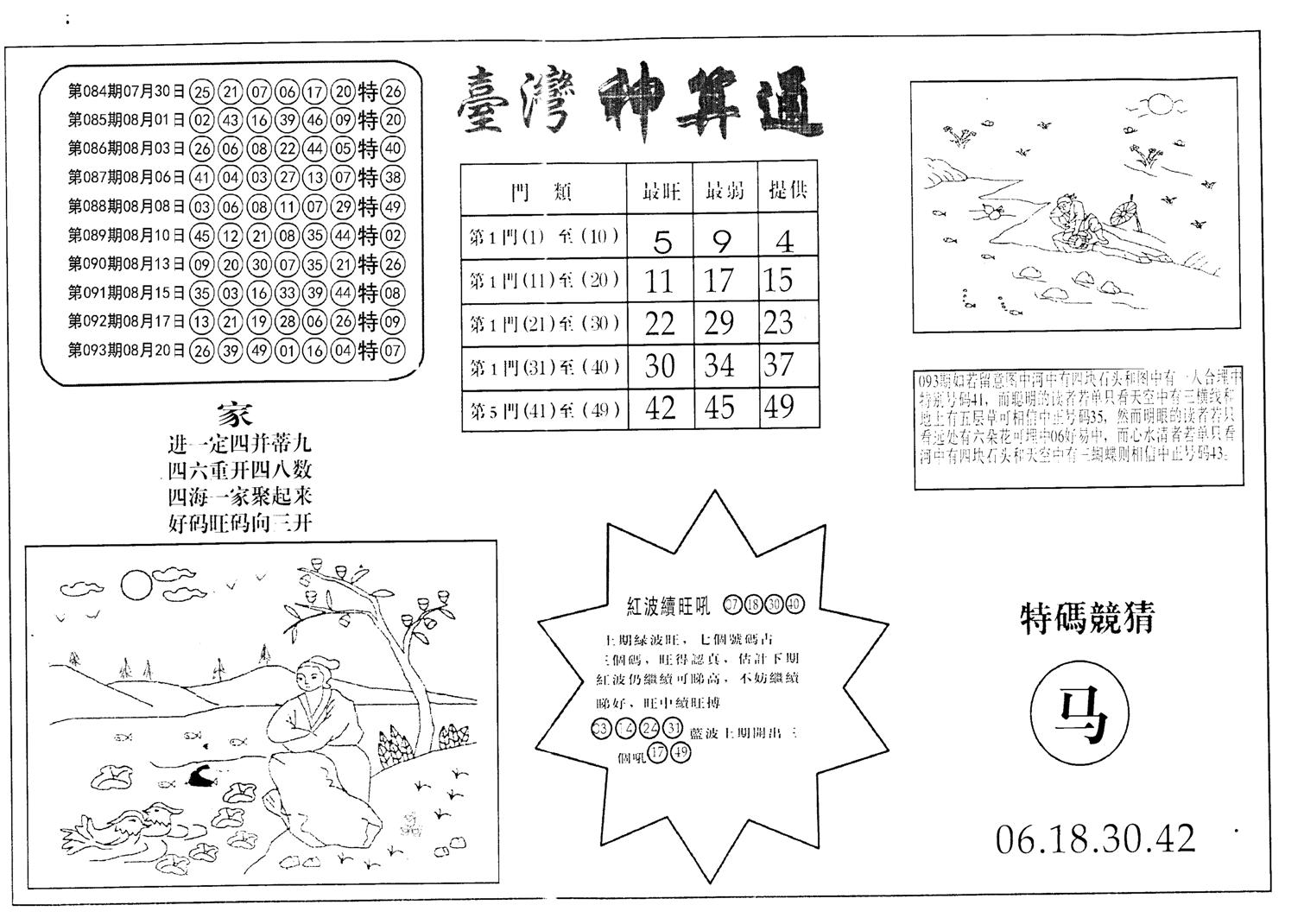 老潮汕台湾神算-94