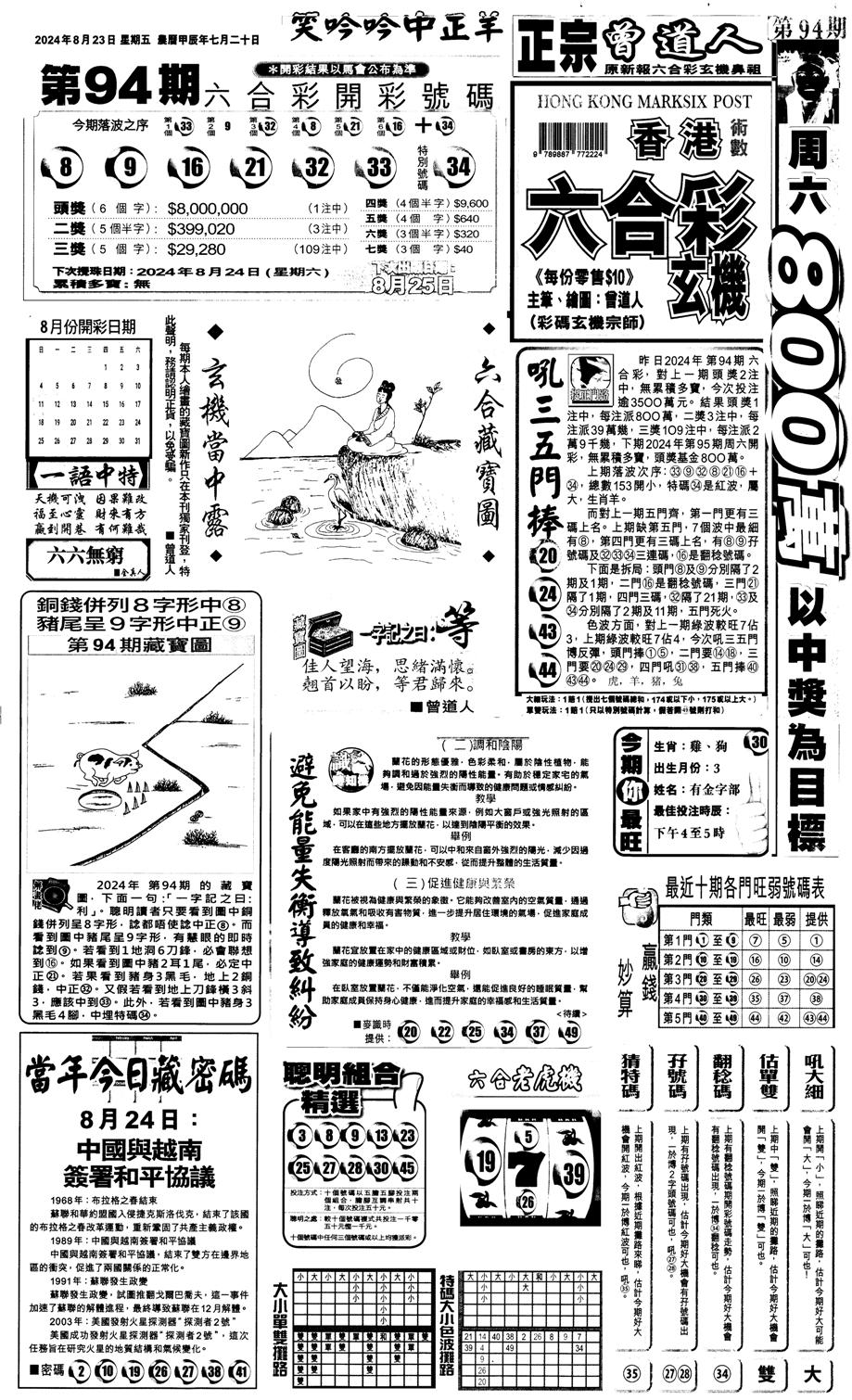 新报跑狗1-95