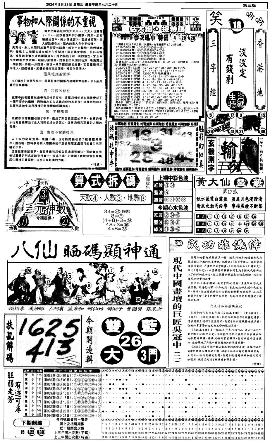 新报跑狗3-95