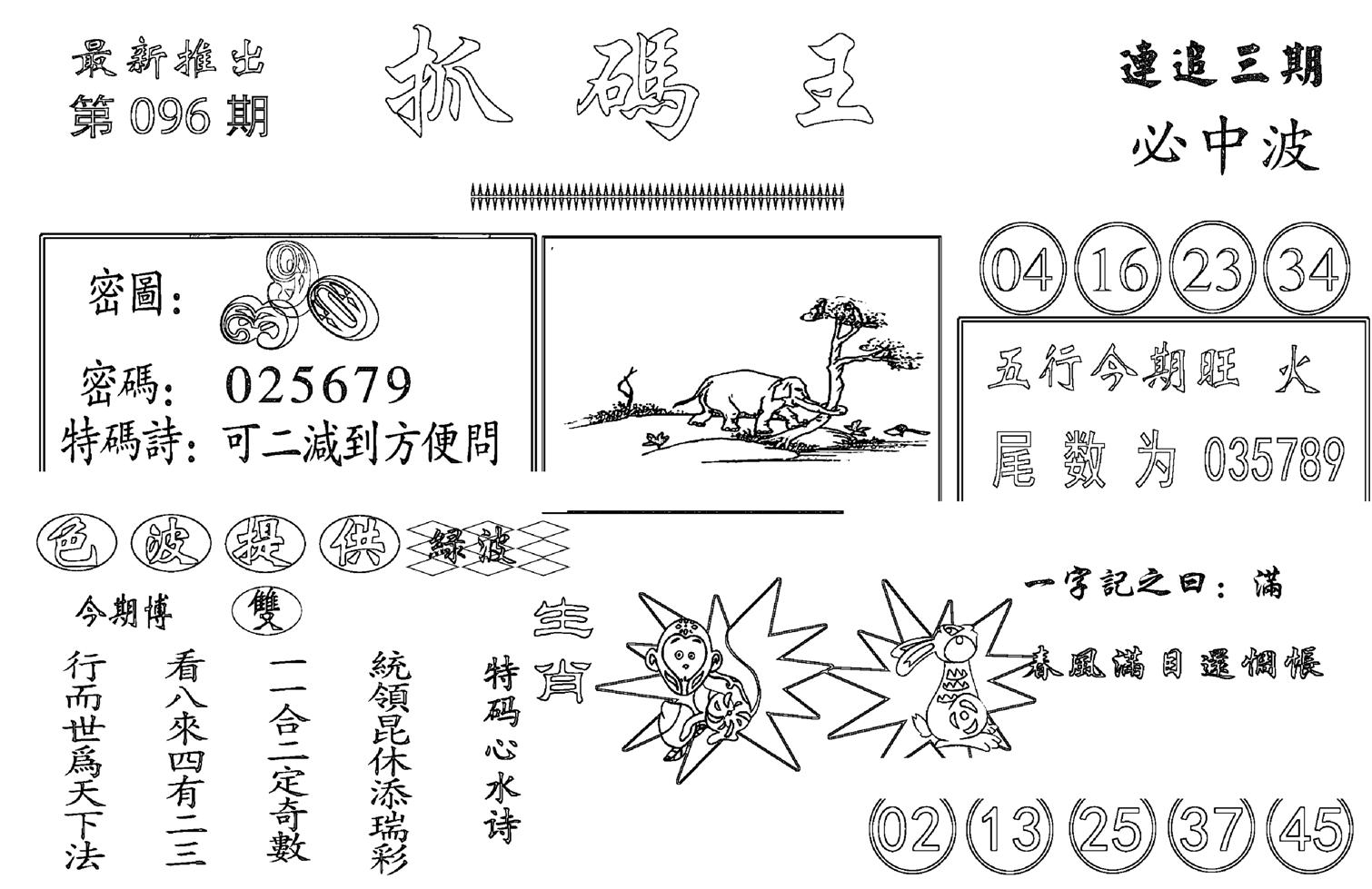 抓码王-96