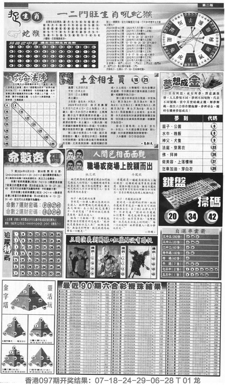 新报跑狗B(背面)-98