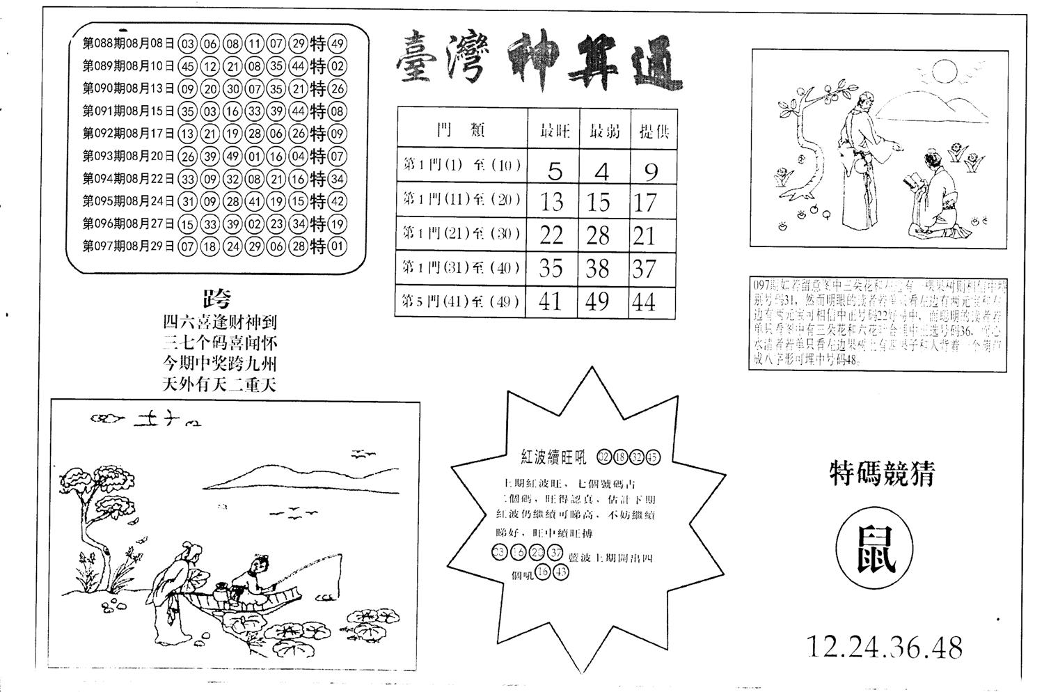 老潮汕台湾神算-98