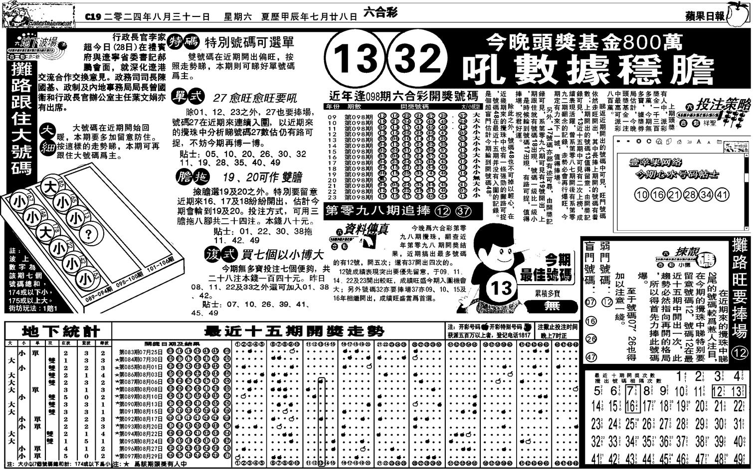 私作苹果报B(自决)-98