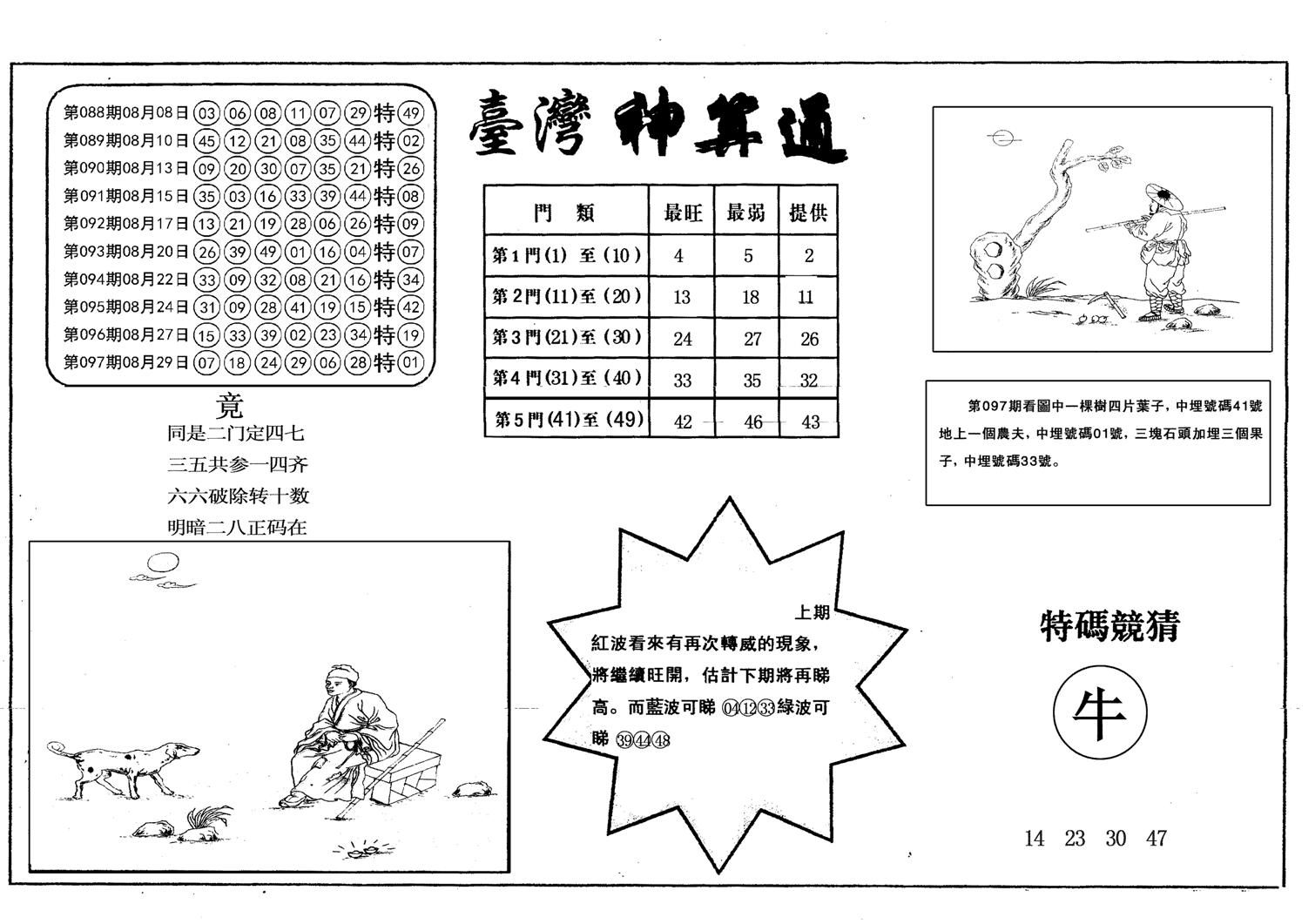 另台湾神算通-98