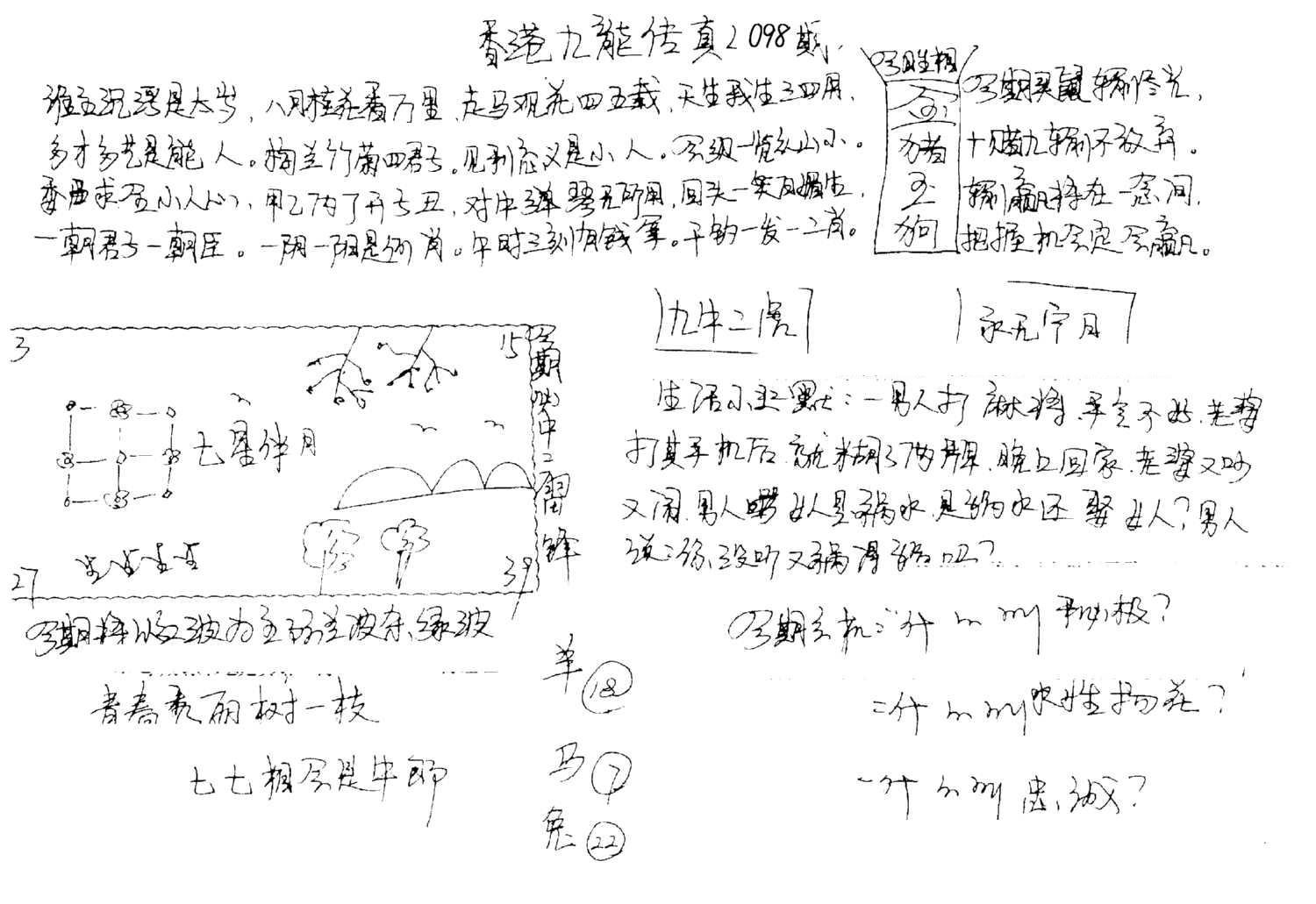 正版手写九龙-98