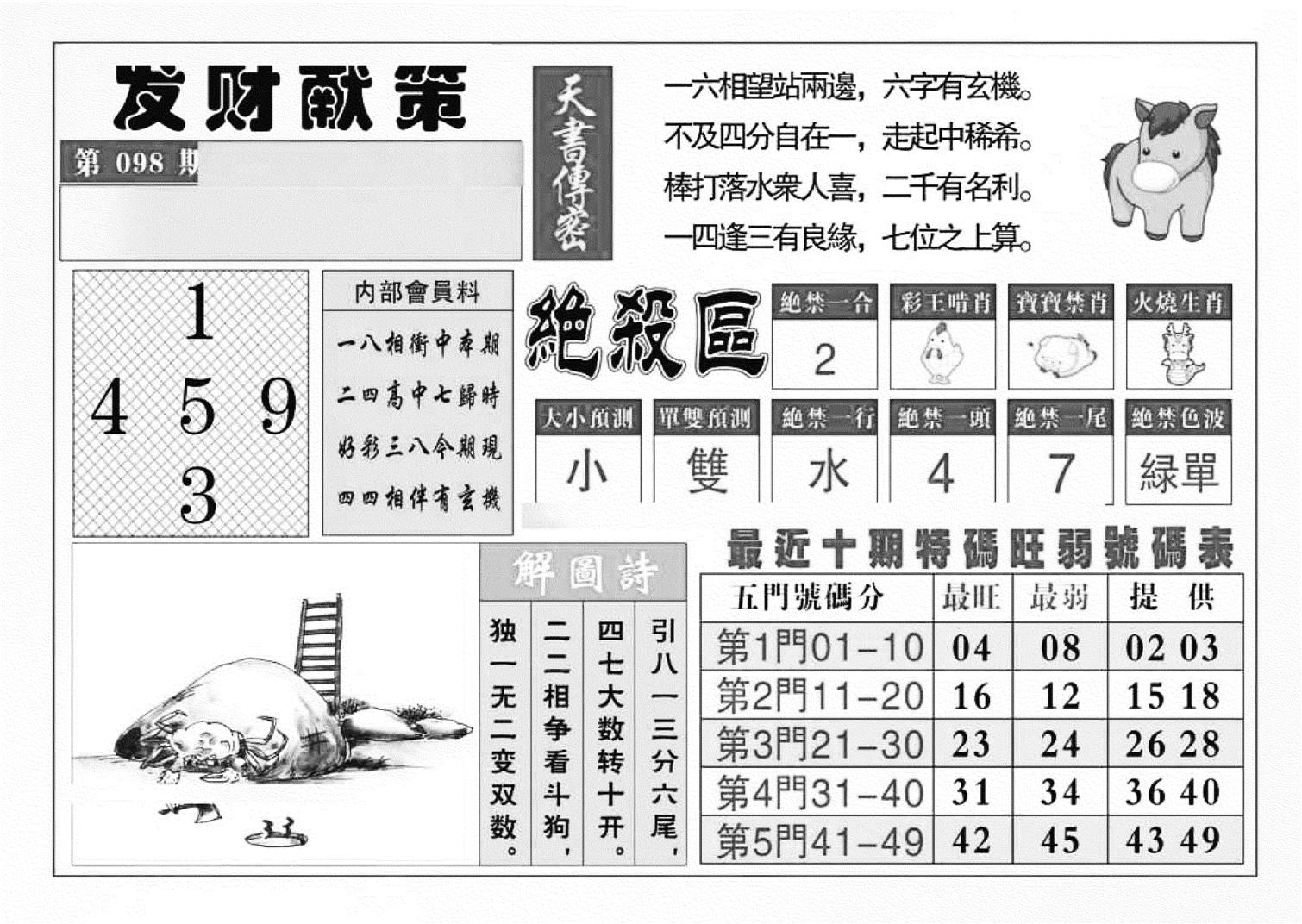 发财献策(特准)-98