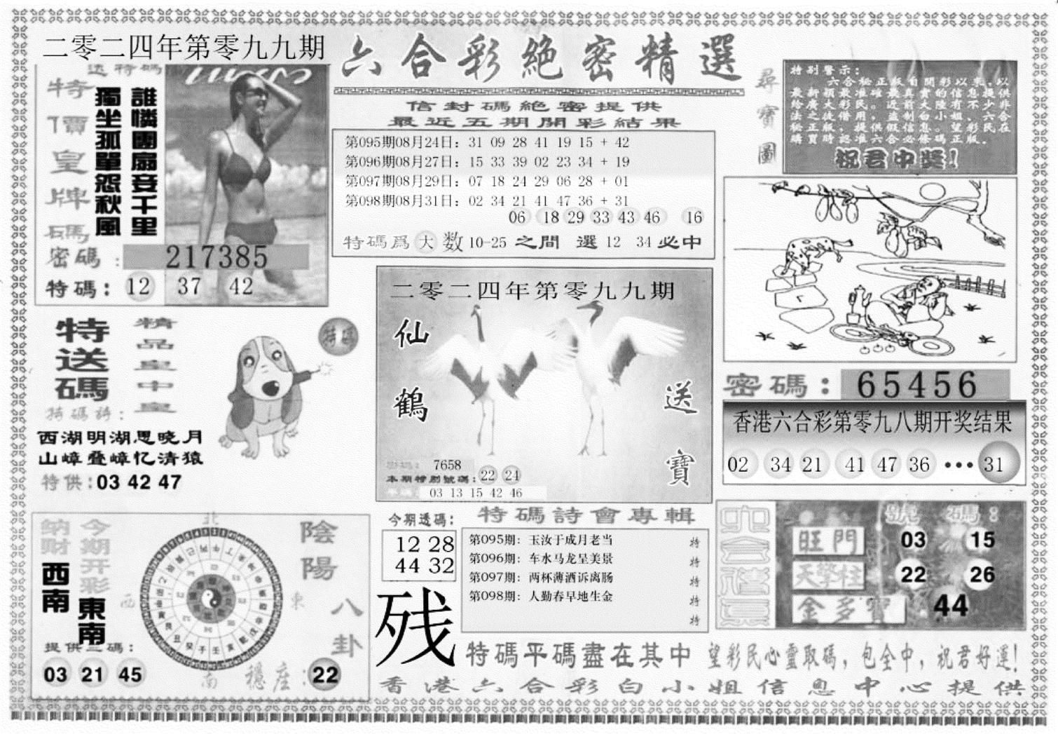 白姐绝密精选A-99