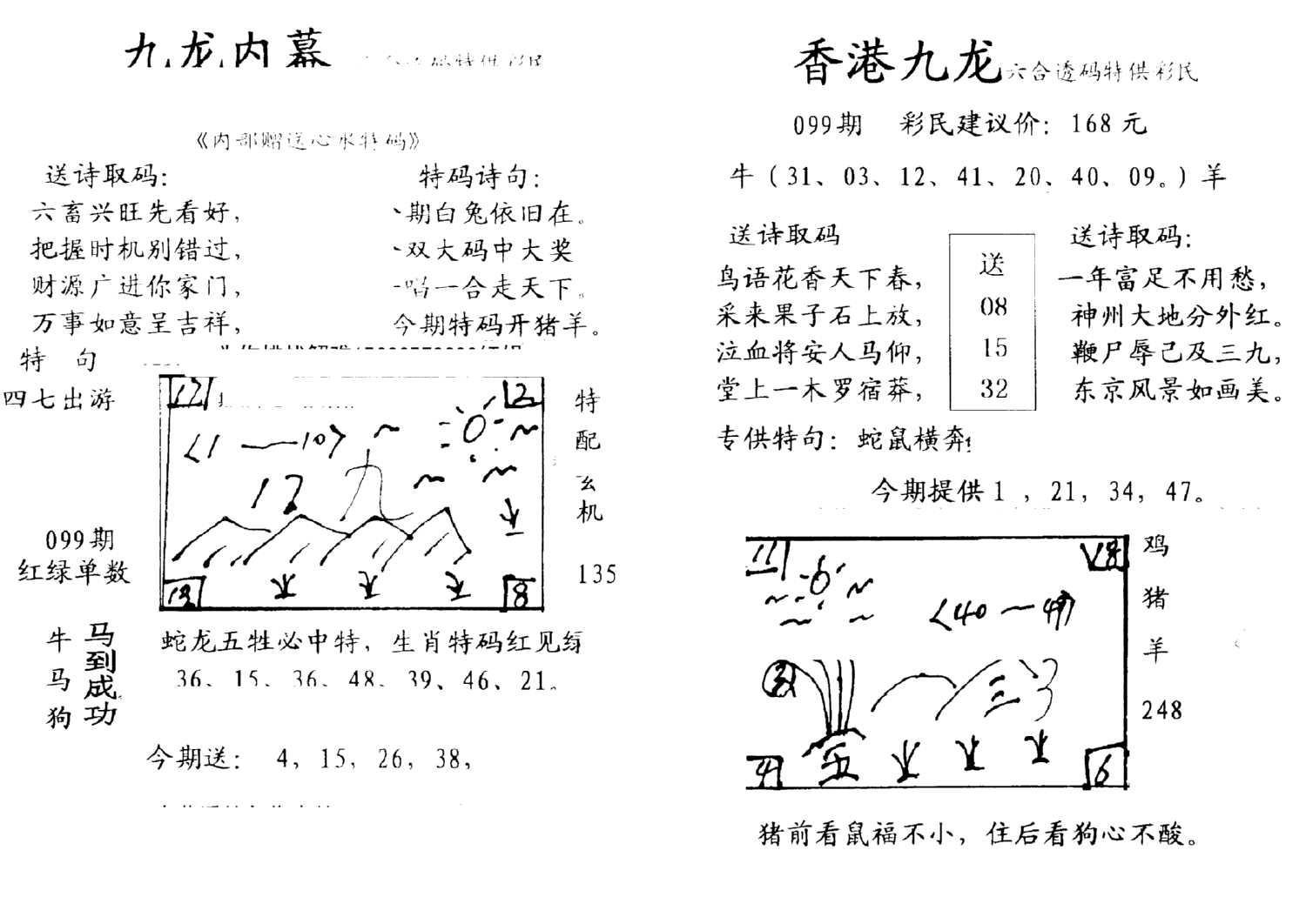 九龙内幕-开奖报(早图)-99