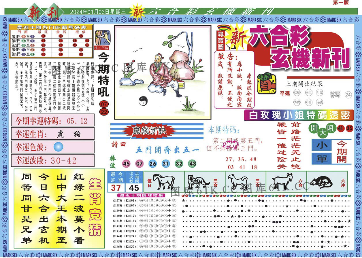 新六合彩特码新刊A-1