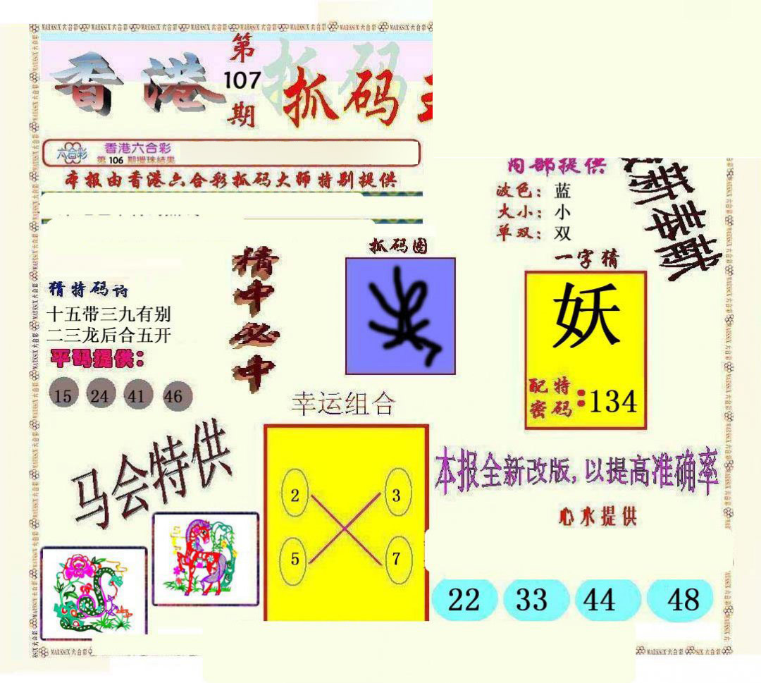 新抓码王-107