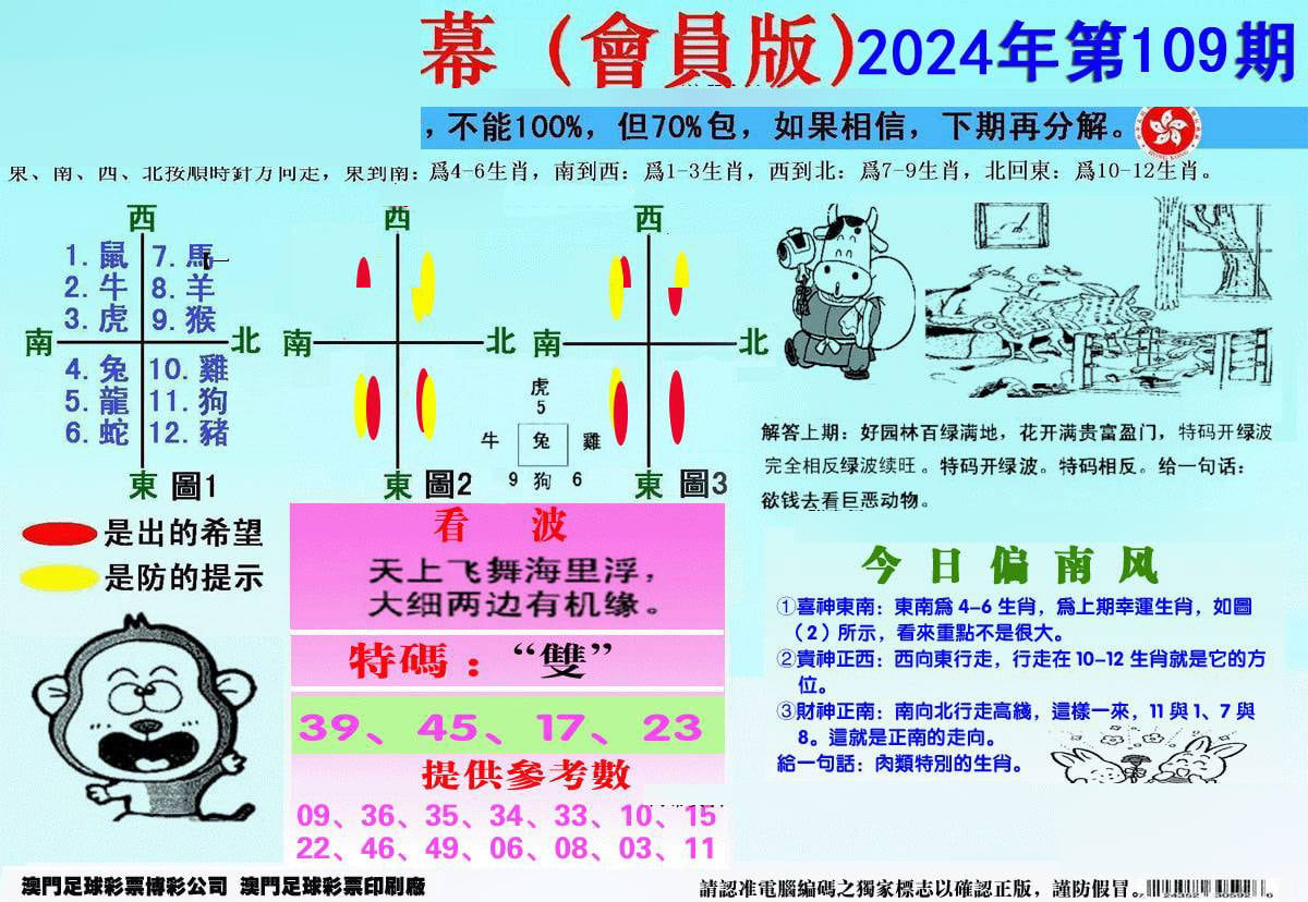 另版海狮特码内幕报-109