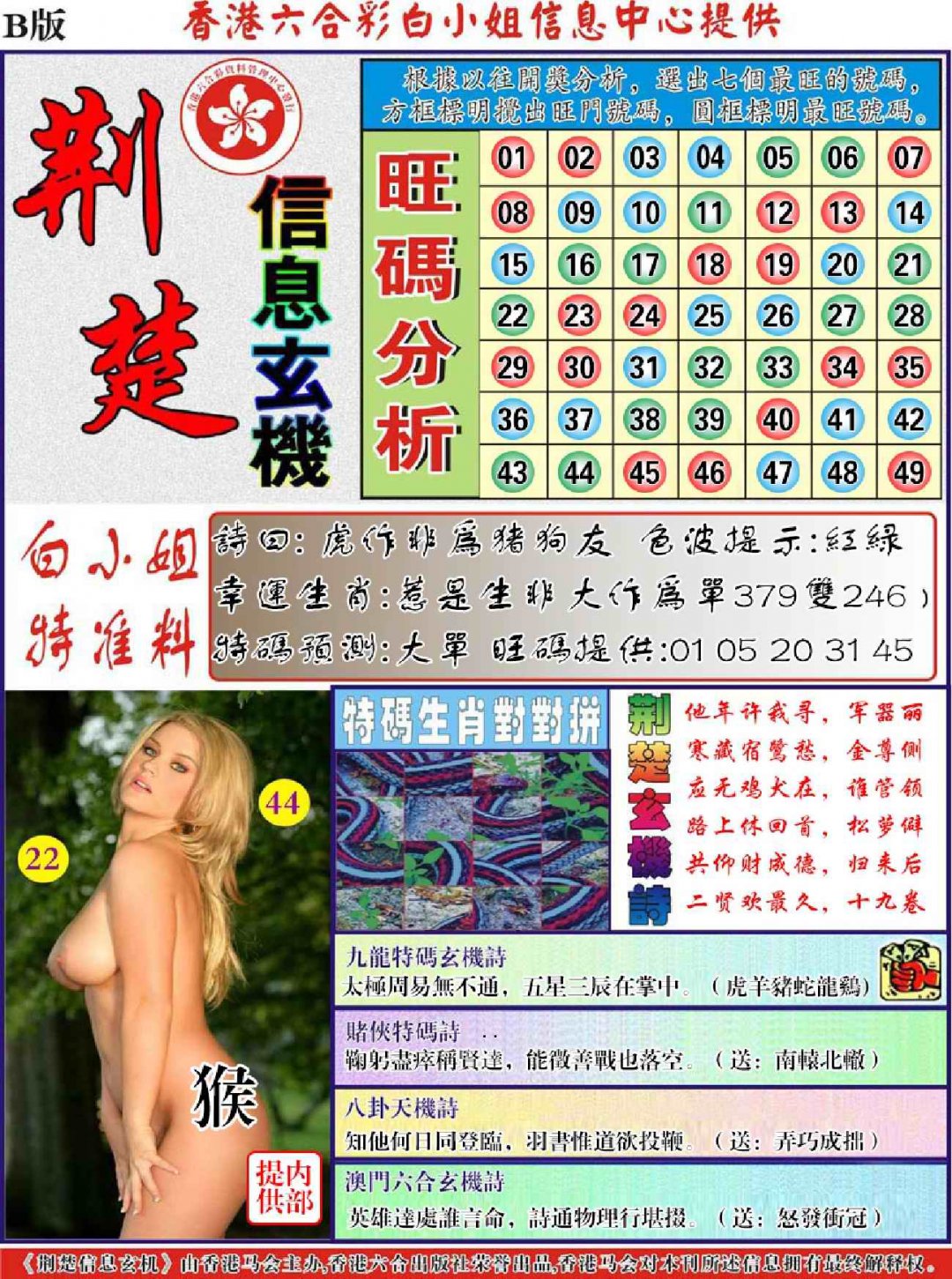 荆楚信息玄机B-111