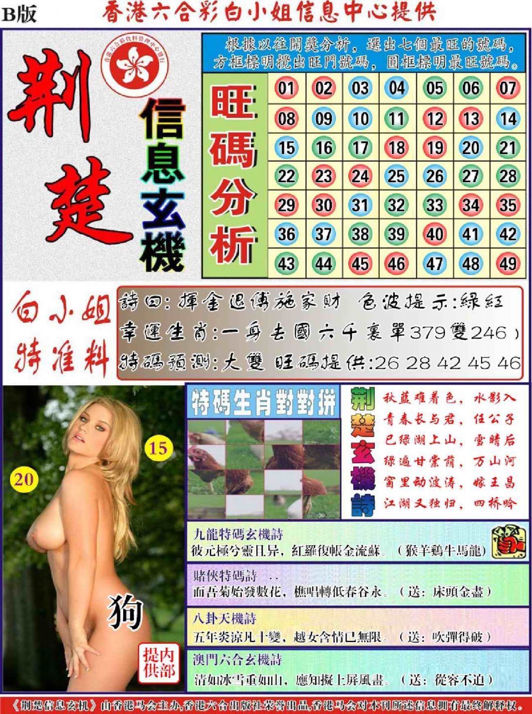 荆楚信息玄机B-115