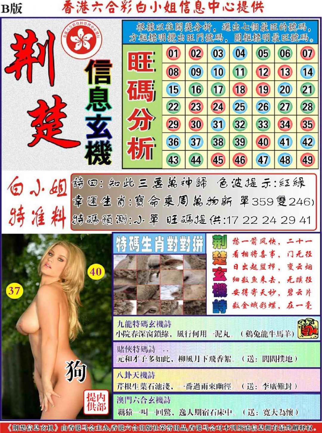 荆楚信息玄机B-120