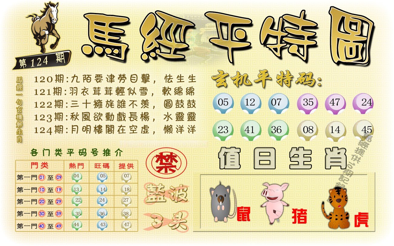 马经平特图（荐）-124