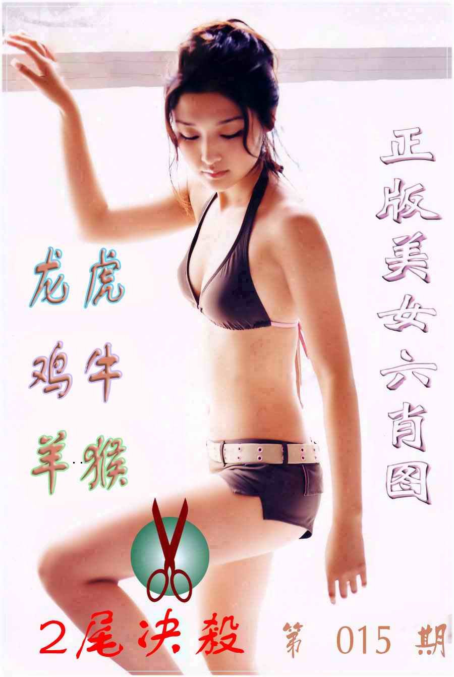 美女六肖图B-15