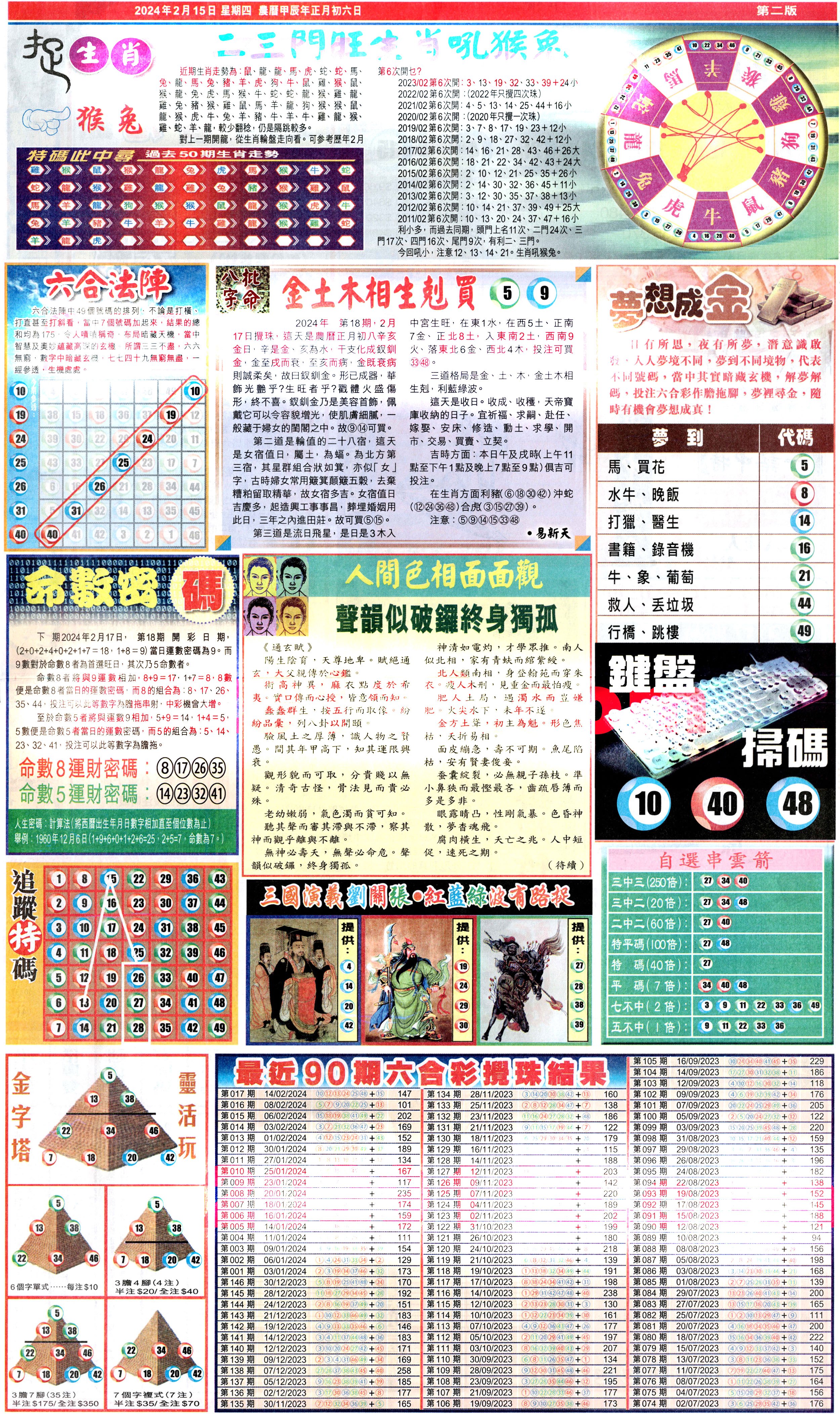 新报跑狗B-18