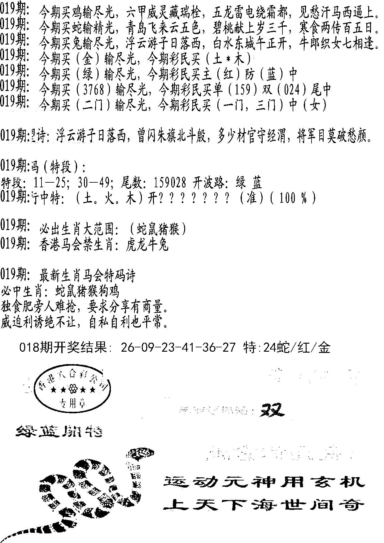 蛇报B-19